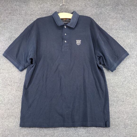 Greg Norman Men's Polo Shirt Blue XL Short Sleeve Regular Fit Cotton Casual - Picture 2 of 14